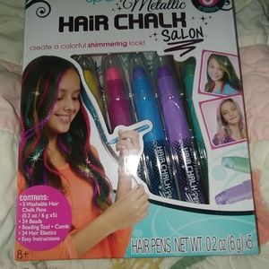 Alex spa metallic hair chalk salon